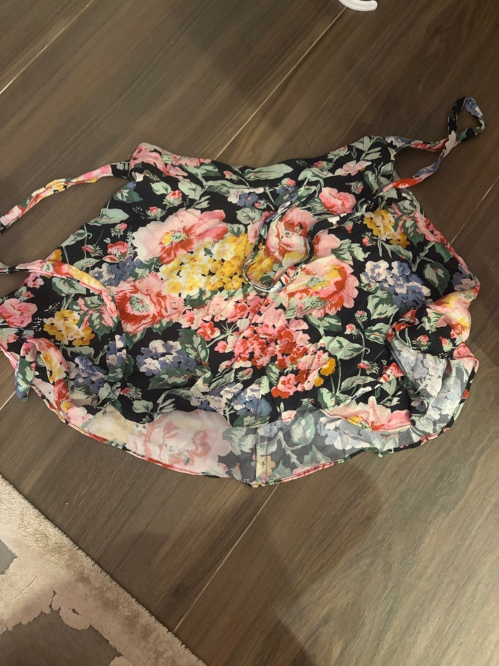 Floral Tie-Waist Women’s Skirt